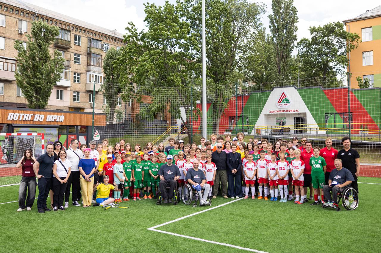Зеленська та Говард Баффет у спортивному комплексі LOKO CHOKOlivka Фото: пресслужба