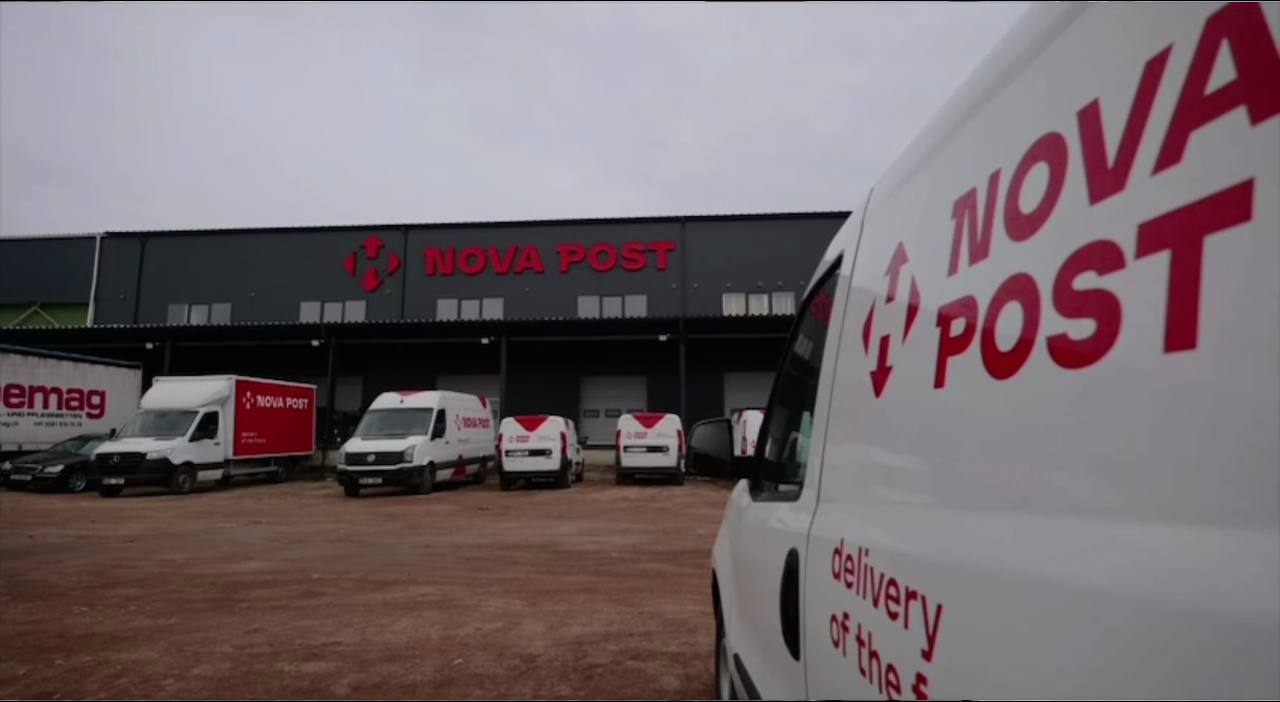 Логістичний термінал Nova Post у Кишиневі. Фото: скриншот