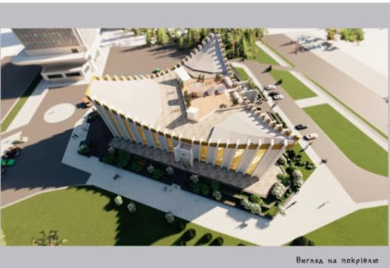 Проєкт палацу одружень у Києві. Фото: facebook.com/docskmda