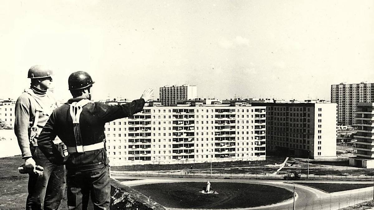 Будівництво Оболоні 1970-ті. Архівне фото
