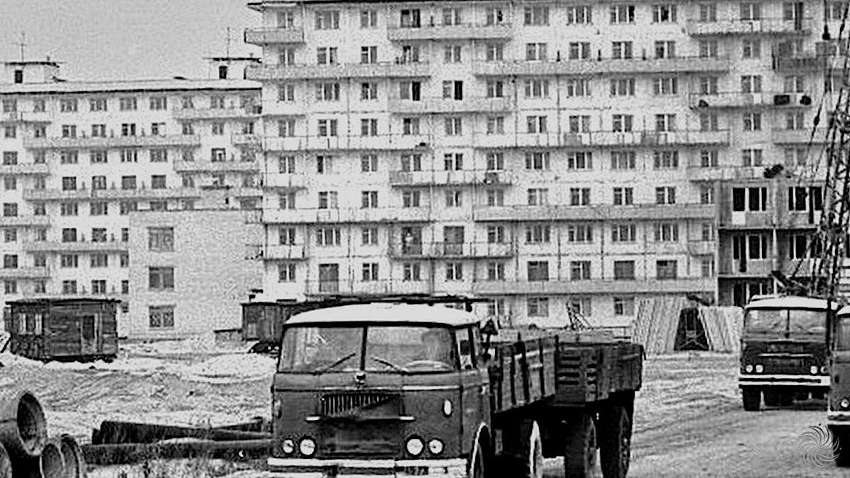 Будівництво Оболоні 1970-ті. Архівне фото