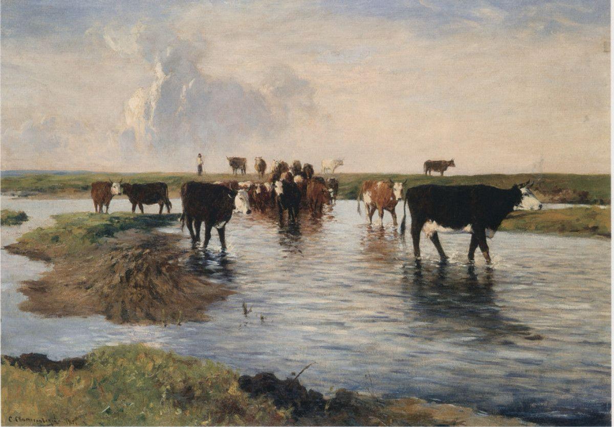 Художник Світославський, Оболонь кінця 19-го століття. Архівне фото