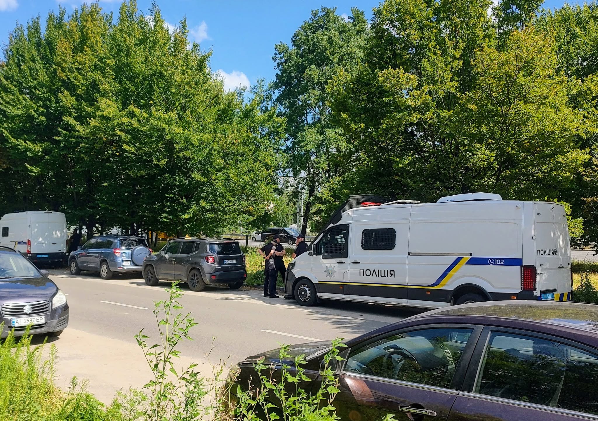 Будівництво резервної теплотраси на Теремках. Фото: facebook.com/viterzbayraku