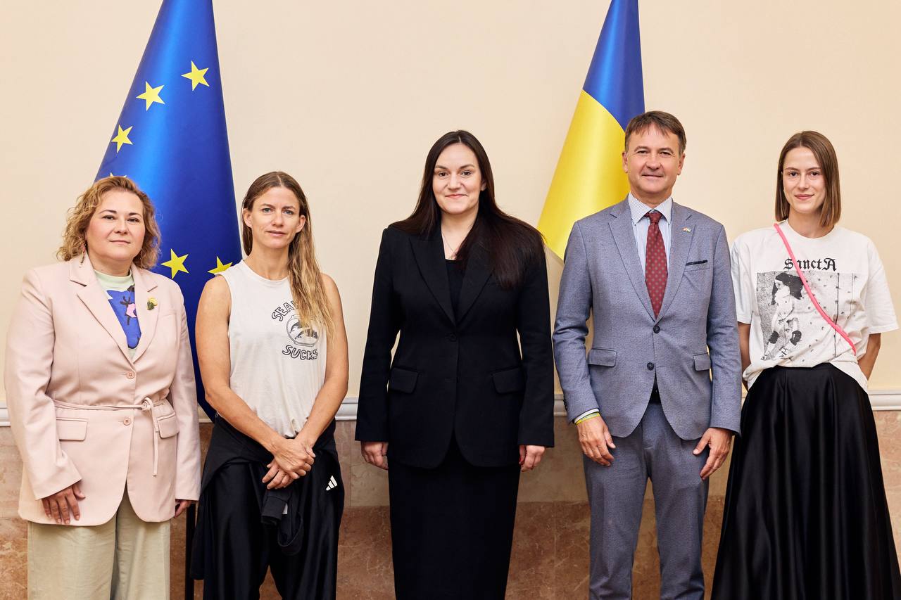 Флорентіна Гользінгер приїхала в Україну. Фото: пресслужба