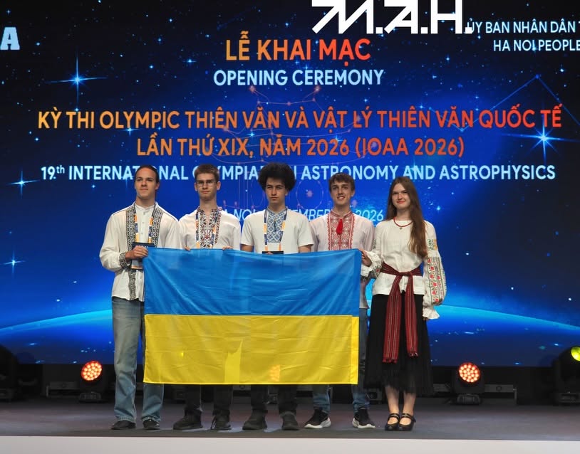 Українські школярі здобули п'ять медалей з астрономії. Фото: facebook.com/JAS.Ukraine
