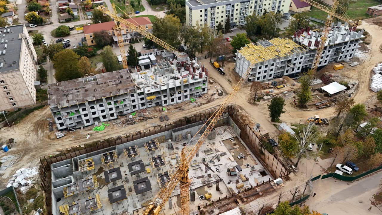 Будівництво будинку у Гостомелі. Фото: facebook.com/agency.for.restoration