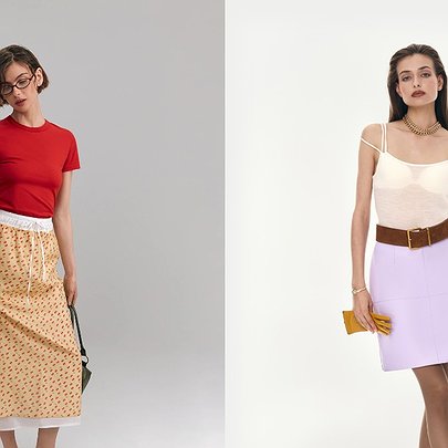 Як обрати стильну спідницю на весну та літо: 5 трендів і приклади від українських брендів - 412x412
