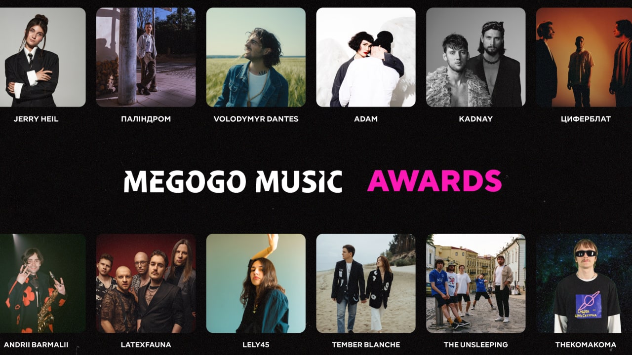 Jamala, ONUKA, KOLA, DANTES: переможці MEGOGO MUSIC AWARDS