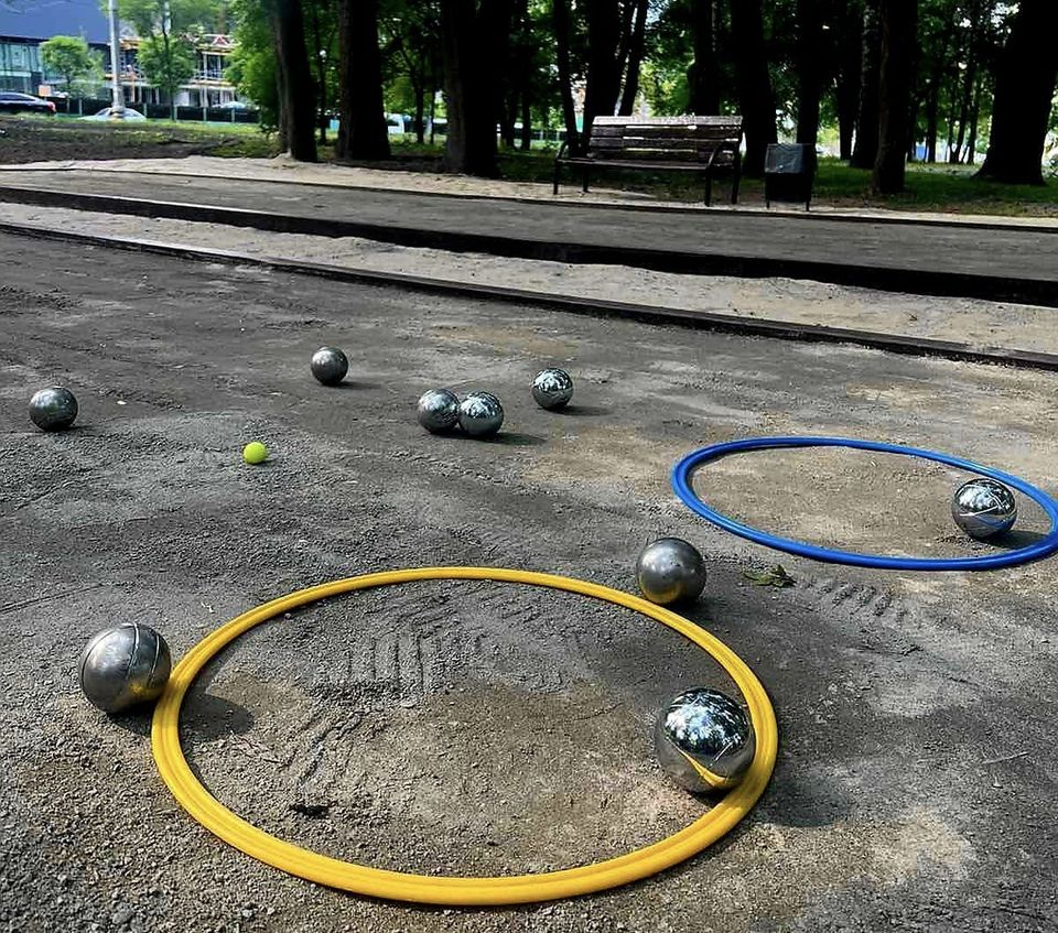 Майданчик для гри в петанк